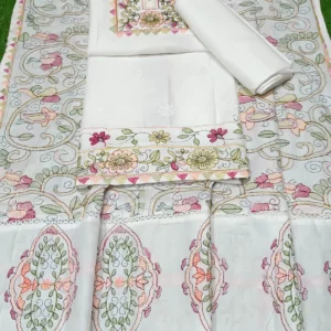 নকশী কাঁথার ড্রেস ০২ – সাদা কালার