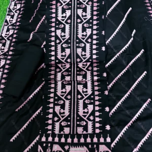 জামদানি স্টাইল ওড়না 02 - Black Color