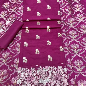 জামদানি স্টাইল ওড়না - ড্রাগন কালার