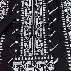 জামদানি স্টাইল ২ সাদা সুতার কাজ