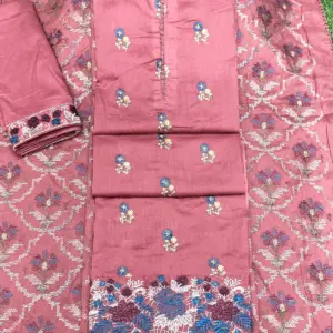 জামদানী স্টাইল -ওয়ান- লাইট পেয়াজ কালার