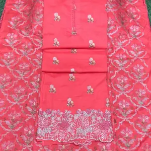 জামদানী স্টাইল -ওয়ান-   মিষ্টি কালার